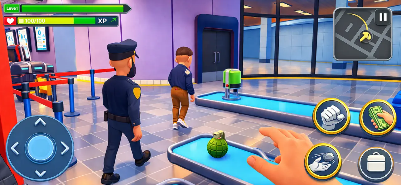 Subway Guard Duty 3D