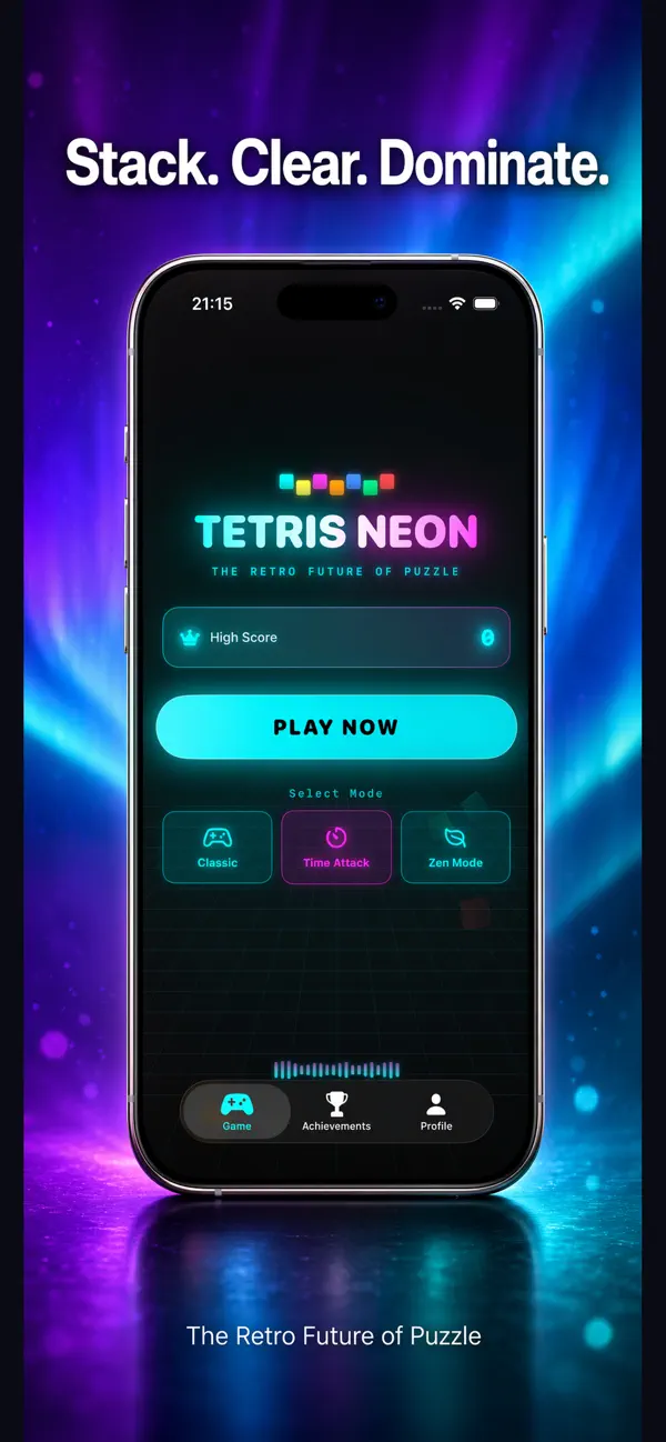 Neon Block Rush