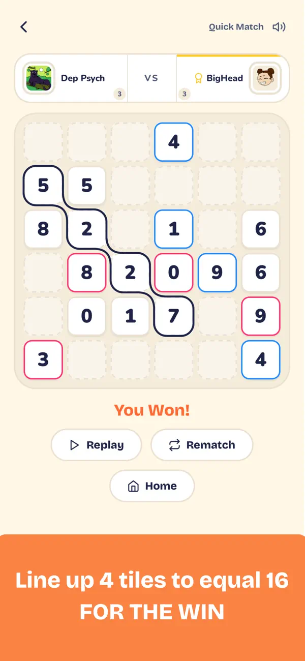 Sixteen - multiplayer puzzle