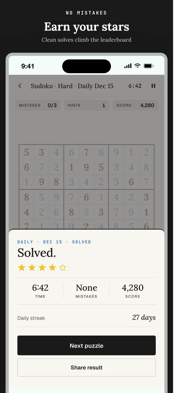 Sudoku Daily: Number Puzzle