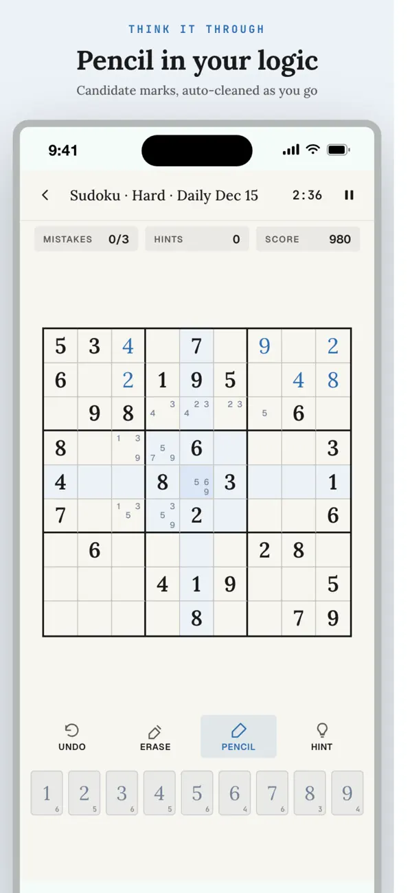 Sudoku Daily: Number Puzzle