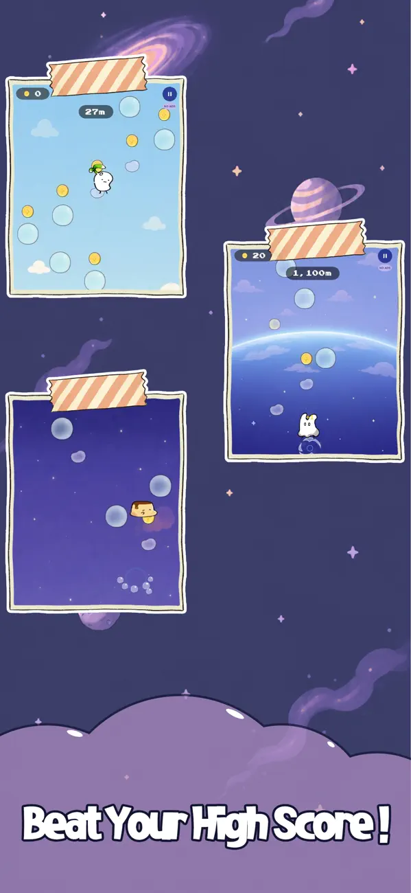 Bubble Jump: Cozy Skies