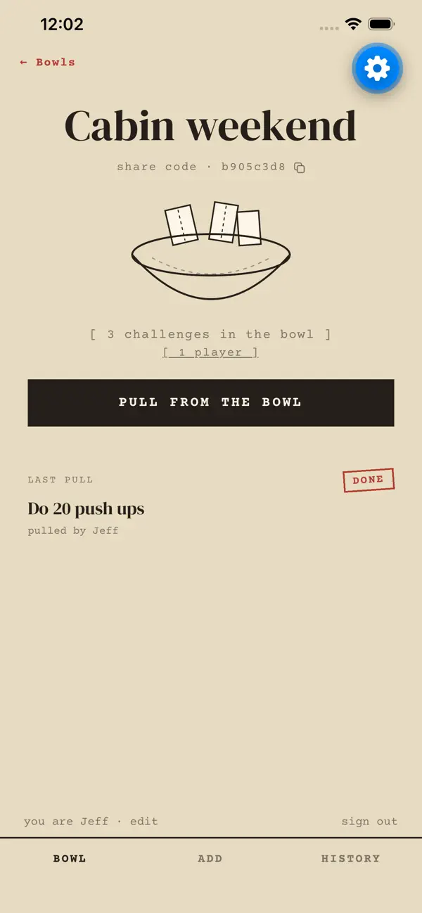 The Bowl Game