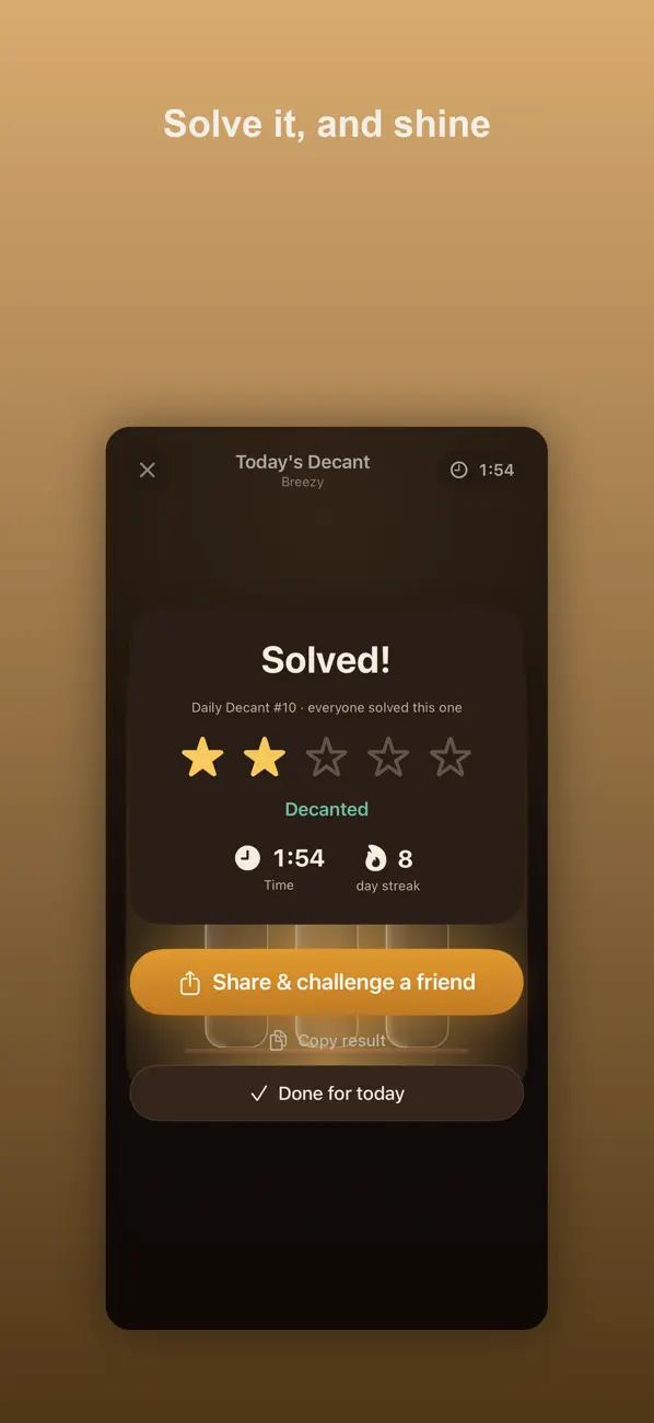 Daily Decant: Color Sort