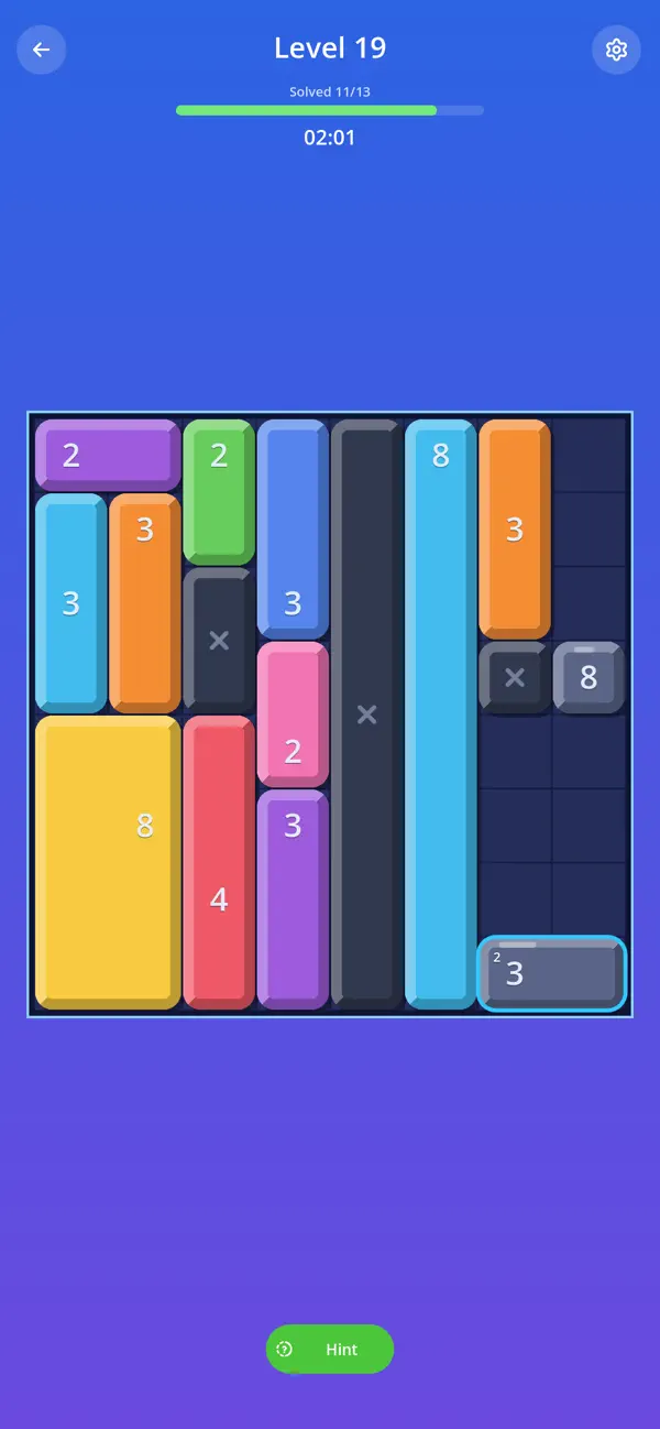Numbox: Number Frame Puzzle