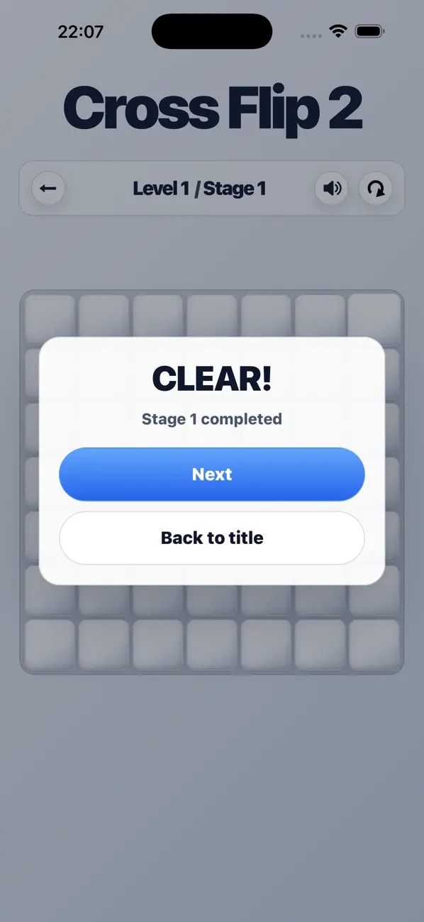 Cross Flip2: Brain Puzzle