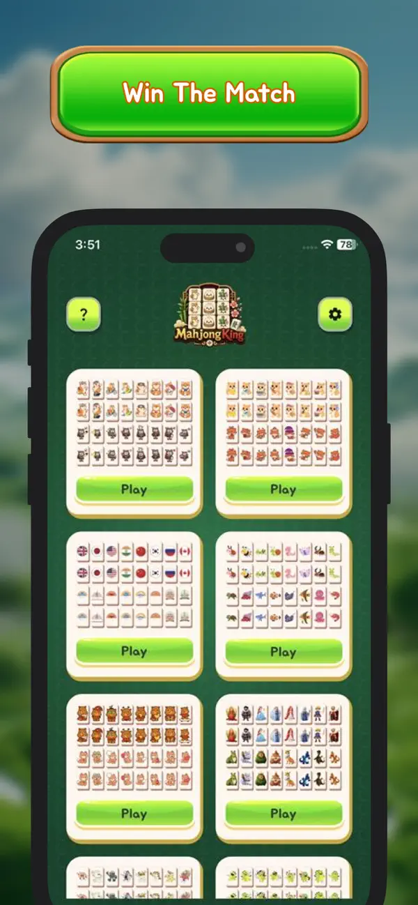 Mahjong King: Tile Push Puzzle