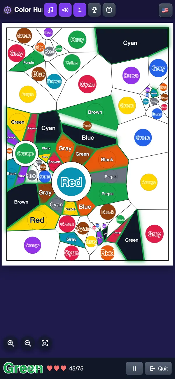 Color Hunter - Stroop Game