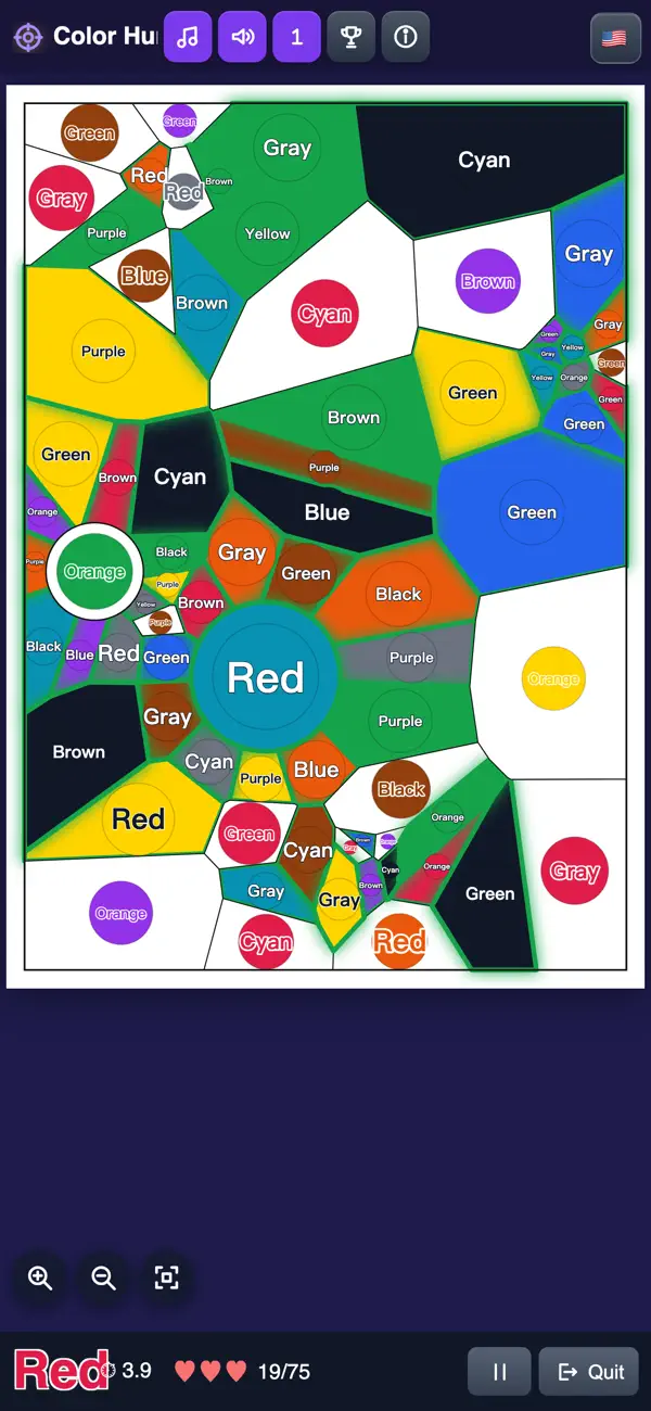 Color Hunter - Stroop Game