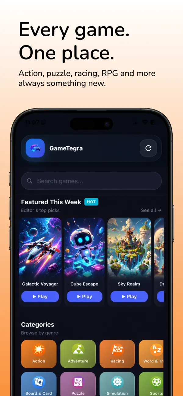 Gametegra – Infinite Games