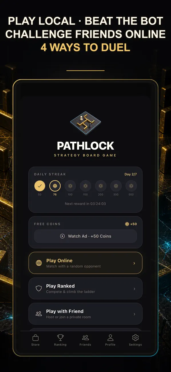 PATHLOCK: Strategy Board Game