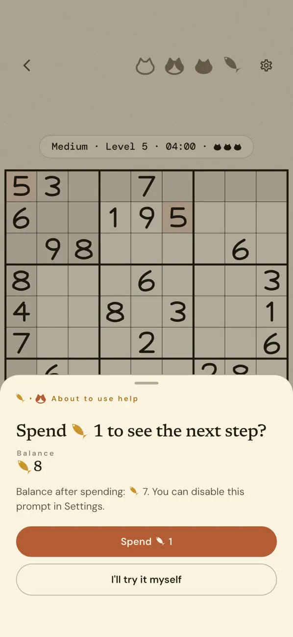 Cozy Cat Sudoku