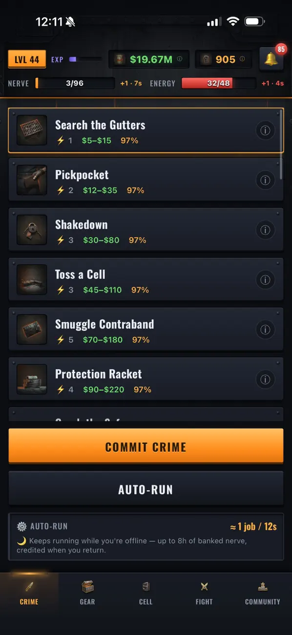 Prison Struggle: Idle