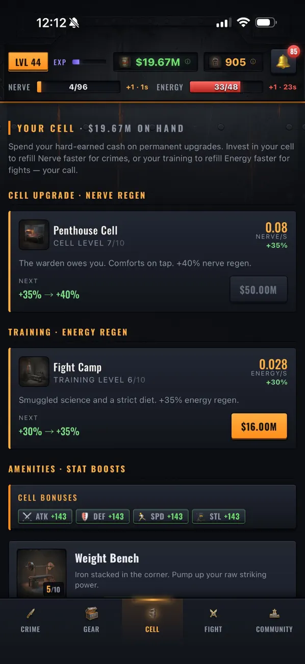 Prison Struggle: Idle