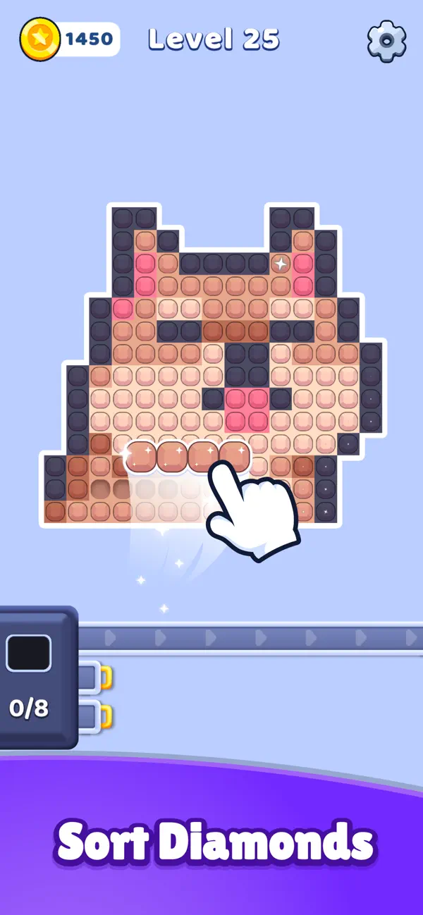 Diamond Sort - Relaxing Puzzle