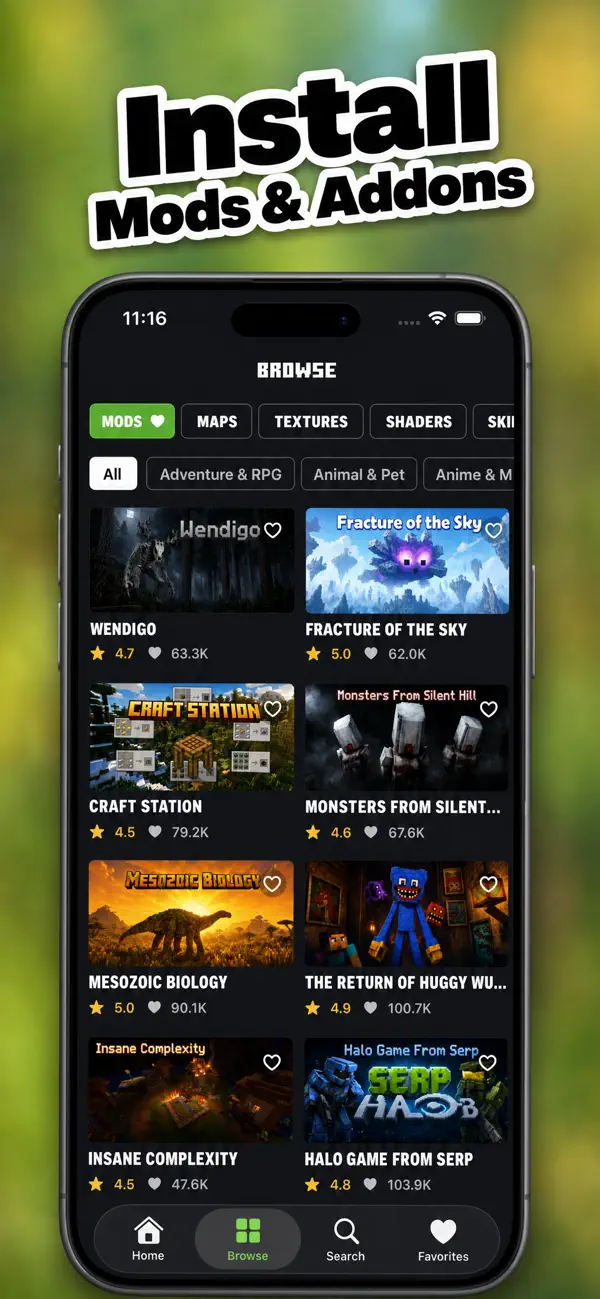Mods, Addons, Skins & Maps