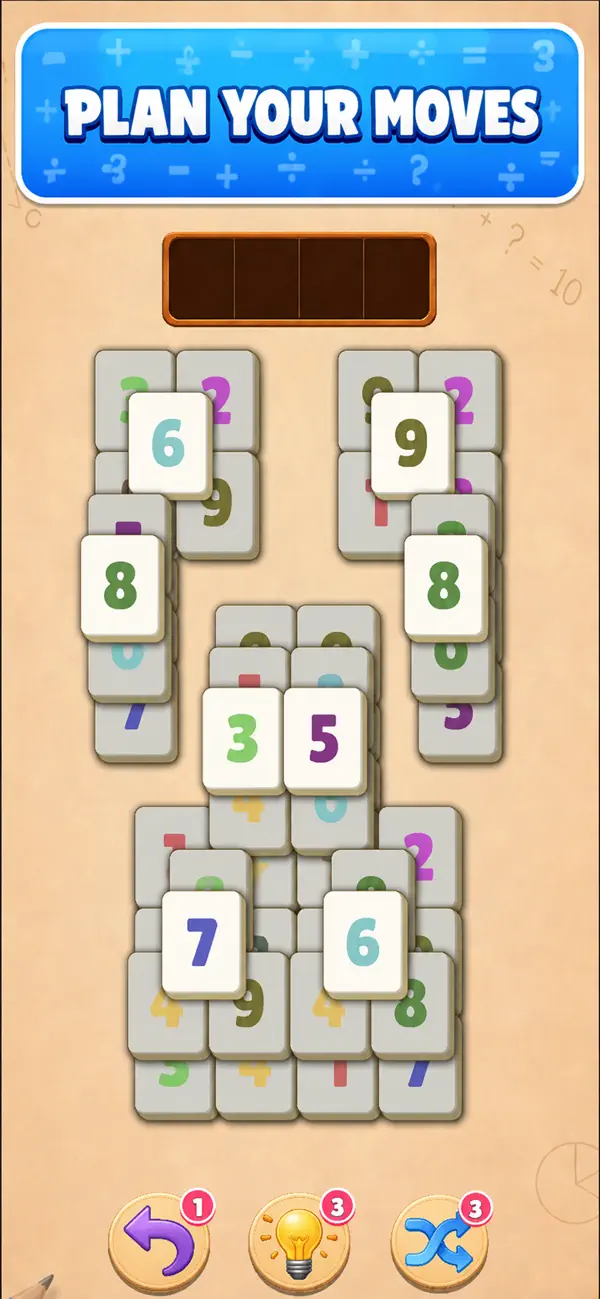 Math Mahjong Puzzle