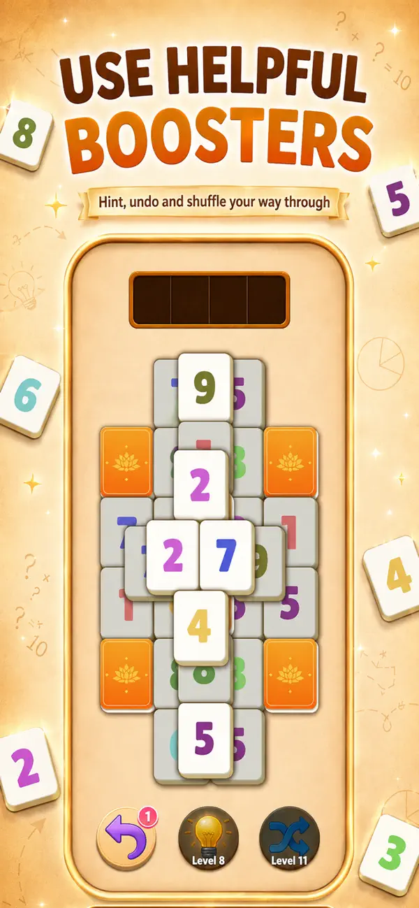Math Mahjong Puzzle