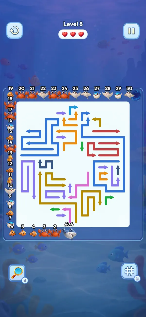 Tap Ocean Arrow