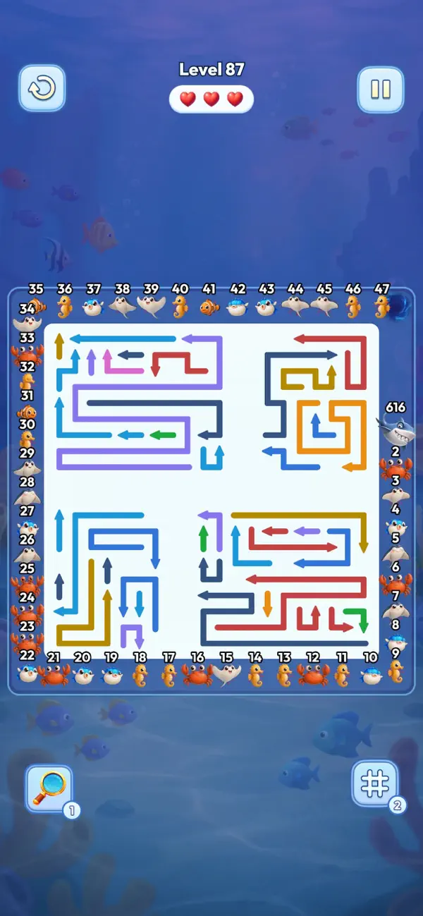 Tap Ocean Arrow