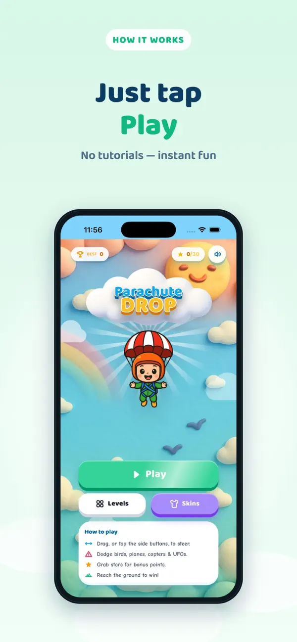 Parachute Fall
