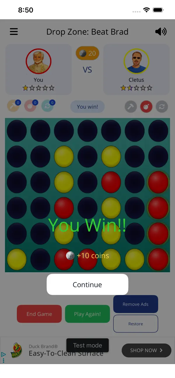 Drop Zone: Beat Brad