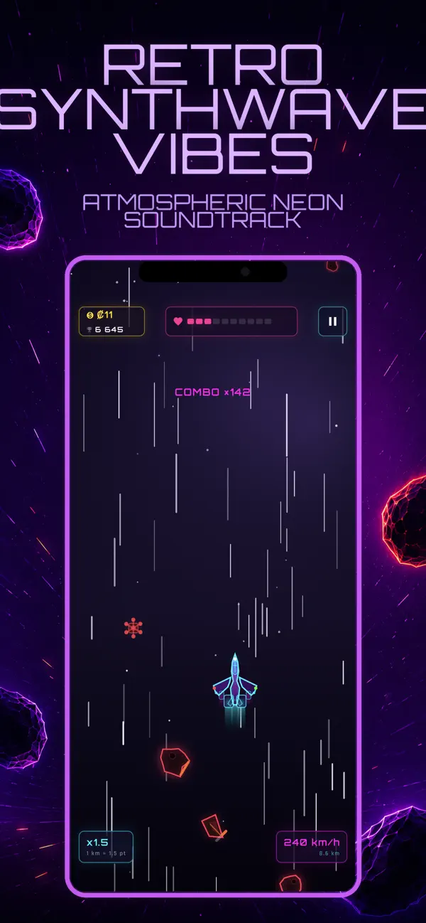 Neon Void - Space Runner