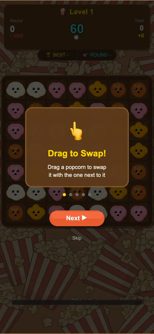 Popcorn Pop: Match Puzzle