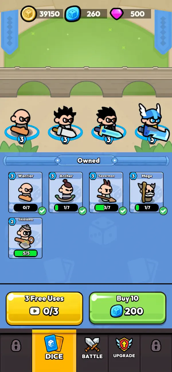 Castle Dice Heroes: Roguelike