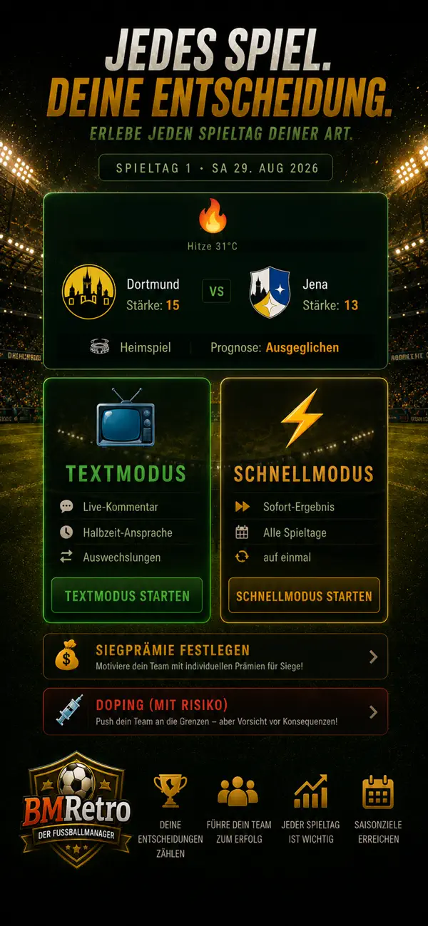 BMRetro - Der Fussballmanager