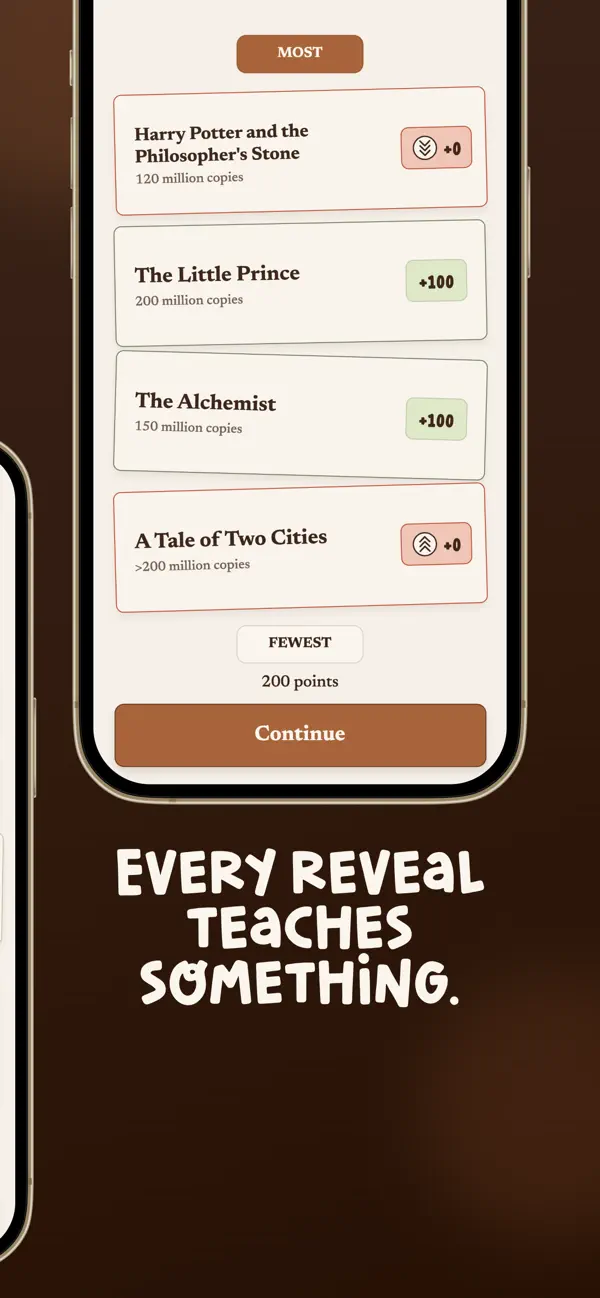 Sort Quiz: Trivia sorting game