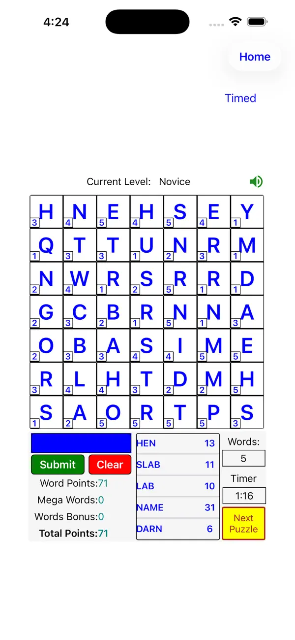 Word Waffles