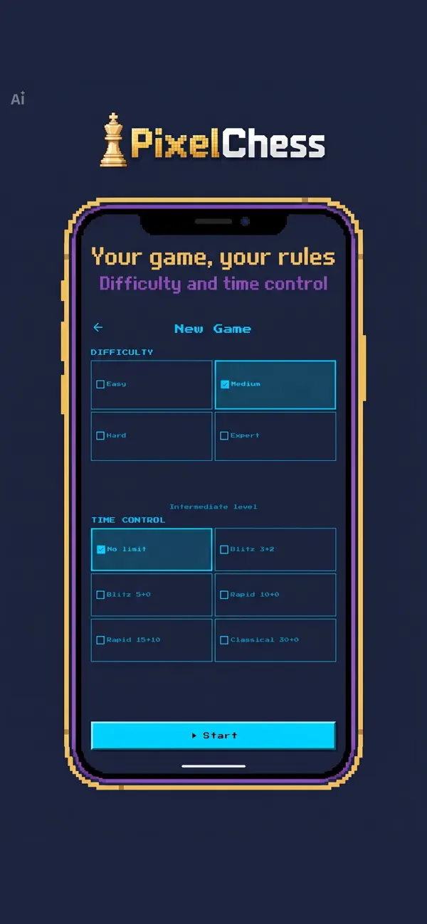 PixelChess: Chess & AI