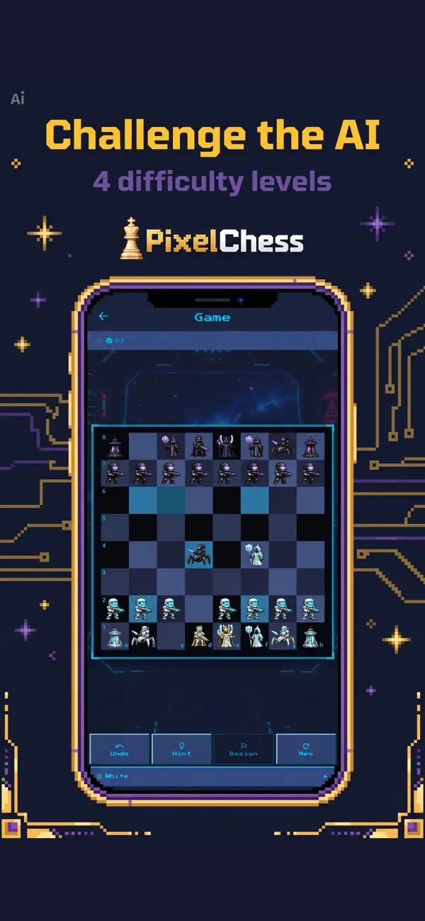 PixelChess: Chess & AI