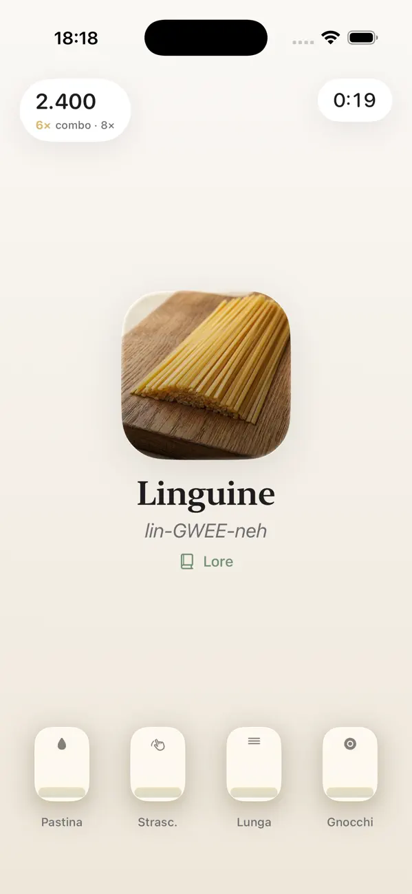 La Pasta: 60s Challenge