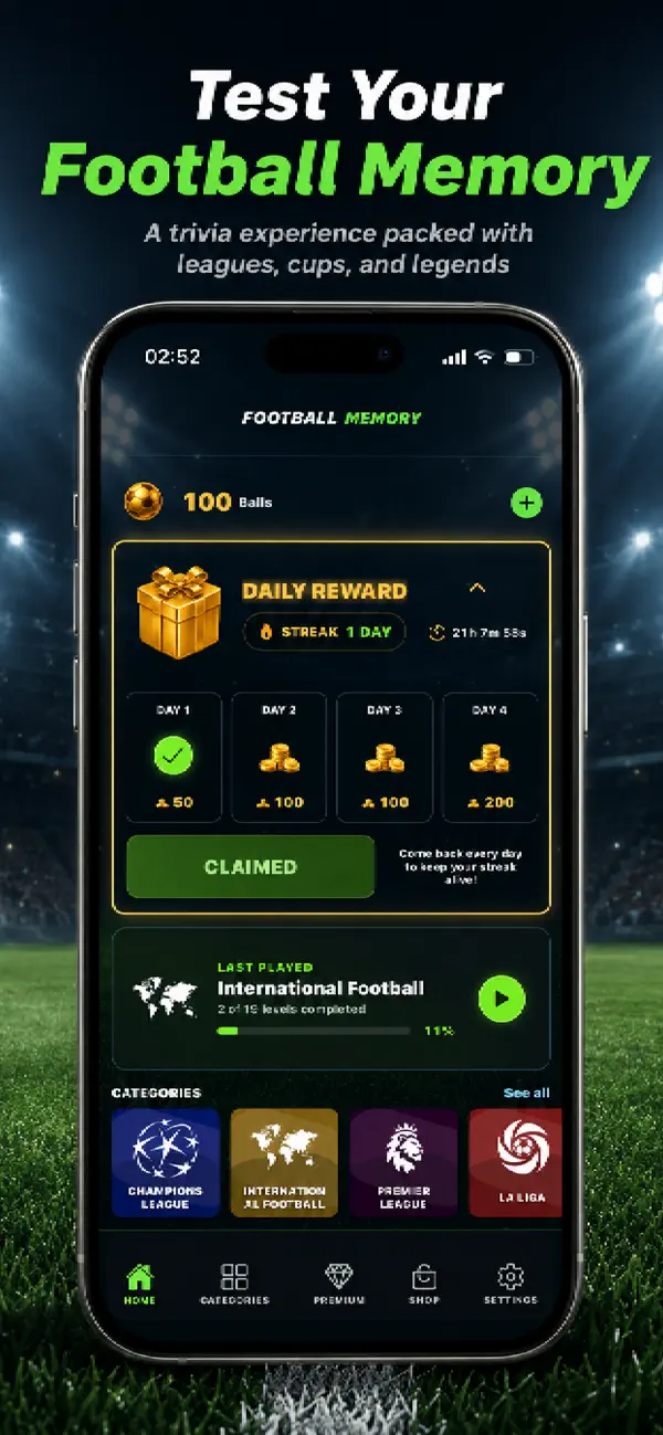 Football Memory 2026