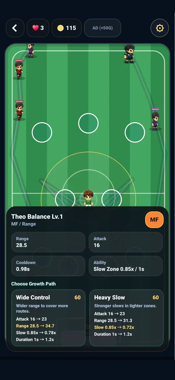 Soccer Defense - Tower TD
