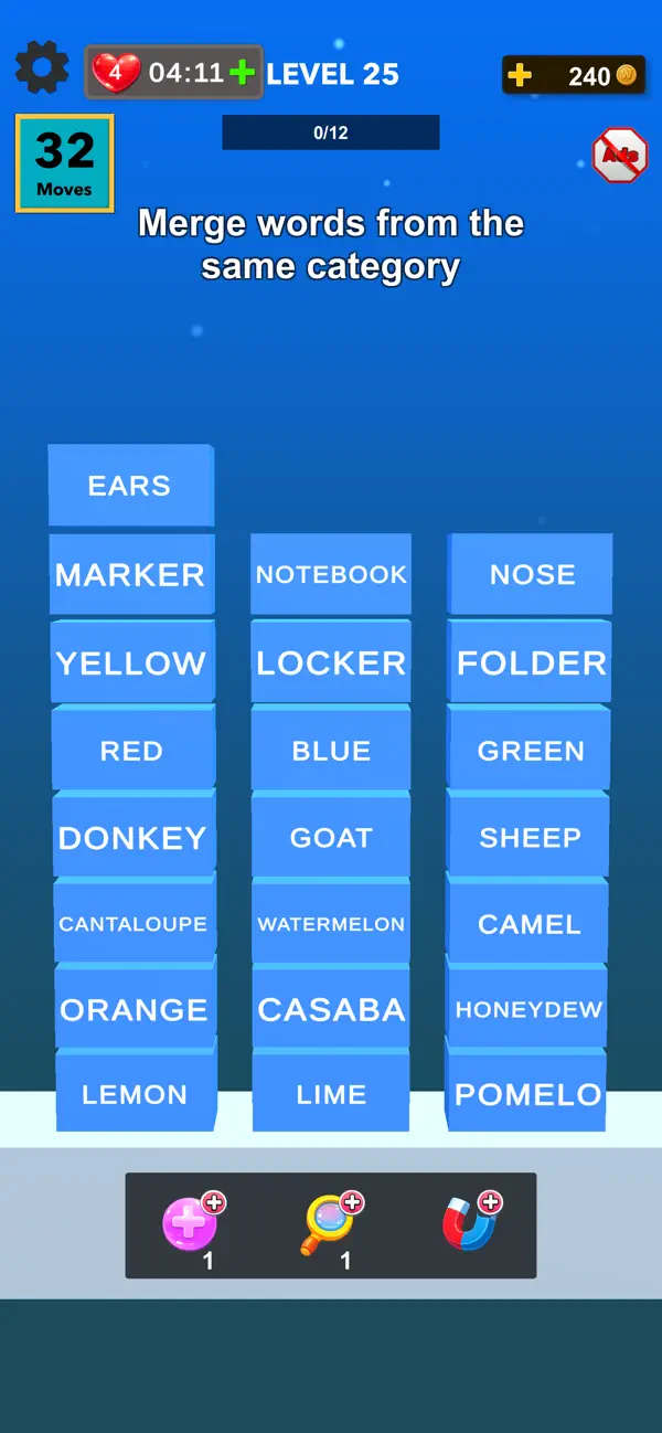 Block Word Jam