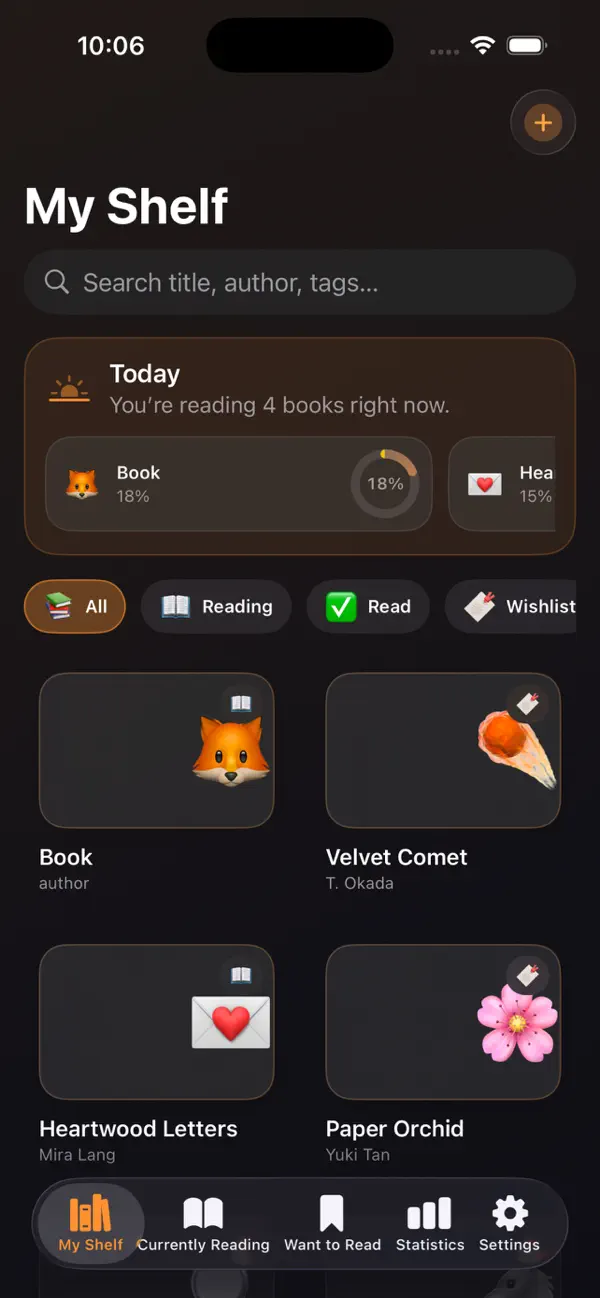 BookBloom Reading Tracker