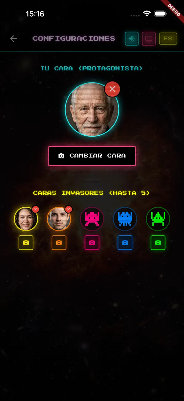 FACE Invaders Space