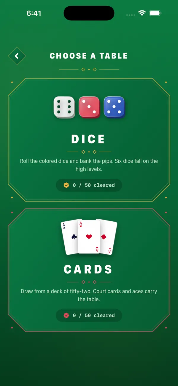 Dicedeck Roll Draw