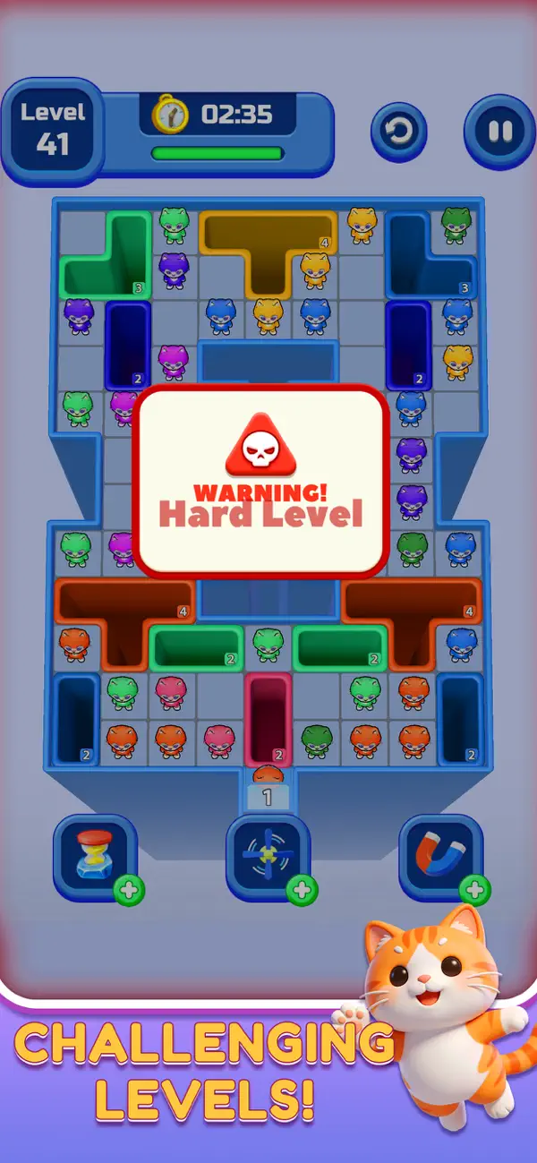 Cat Drop: Cute Slide & Match