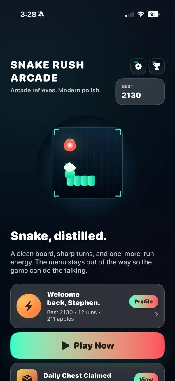 Snake-Rush Arcade