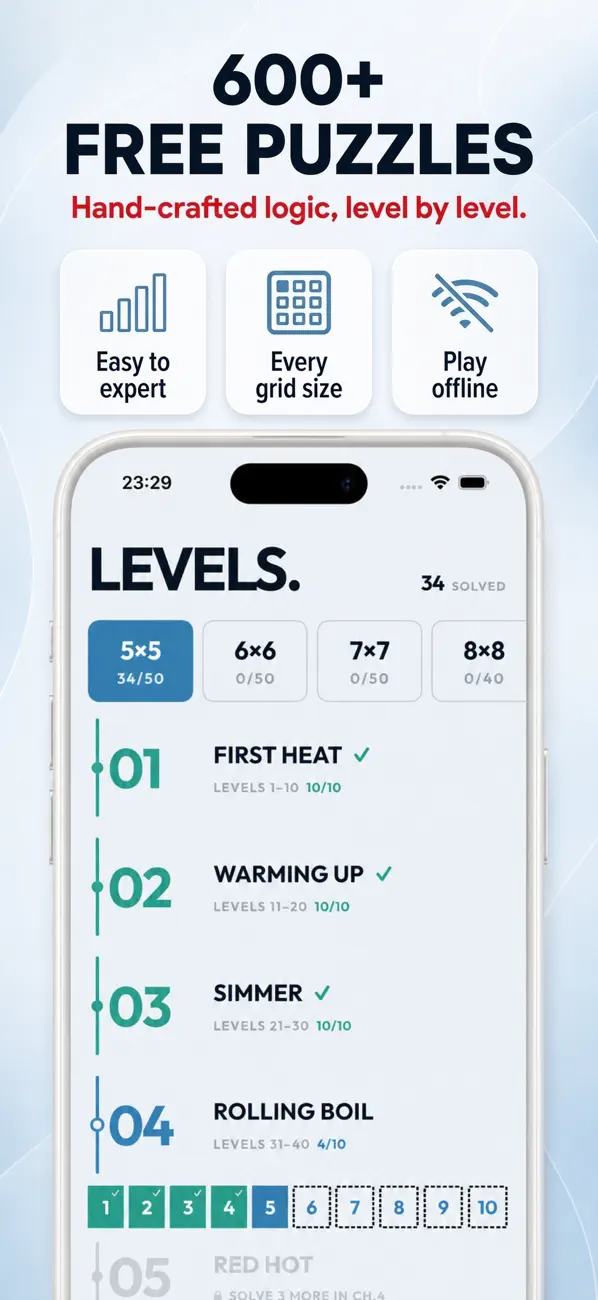 Mercuro: Thermometers Puzzle