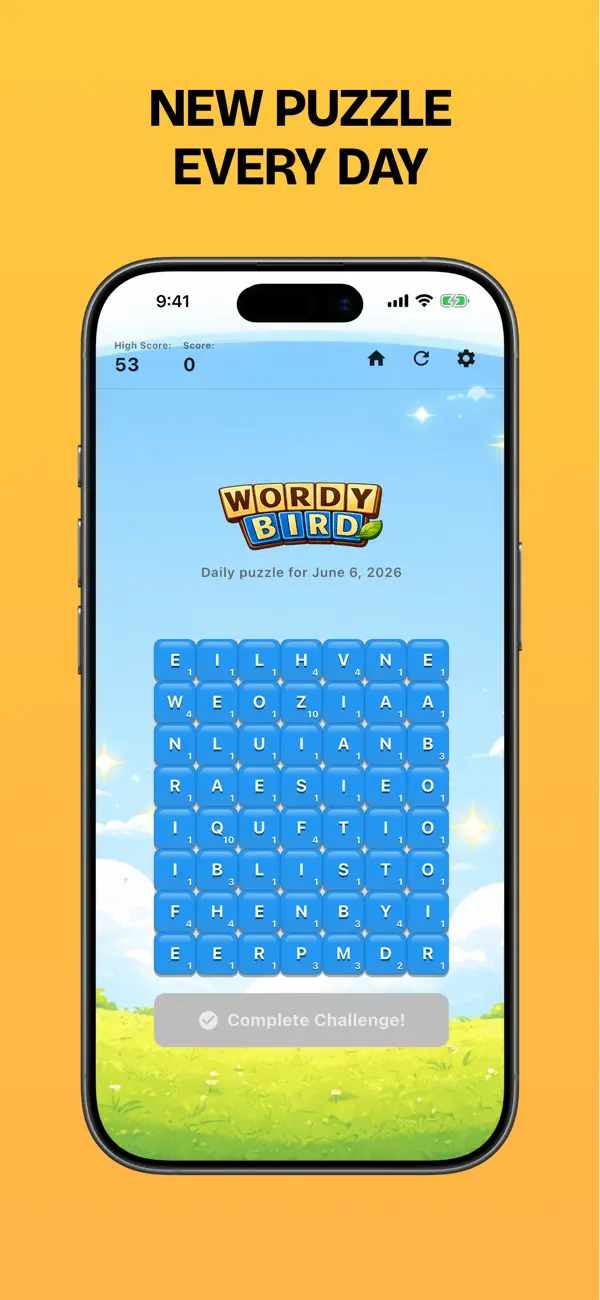 Wordy Bird: Word Swipe Game