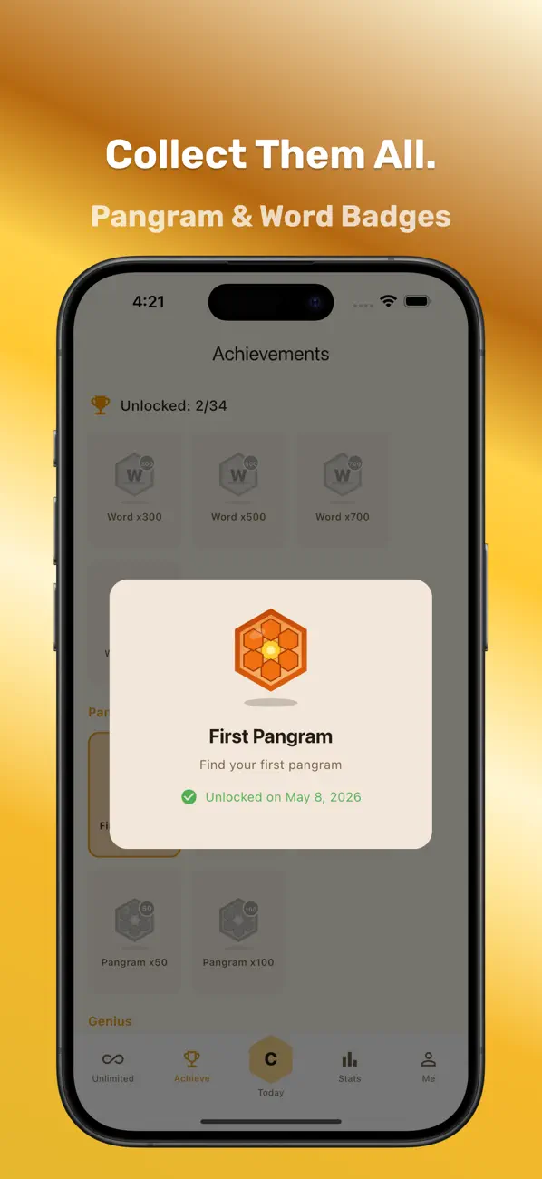 Spelling Bee Game: Pangram