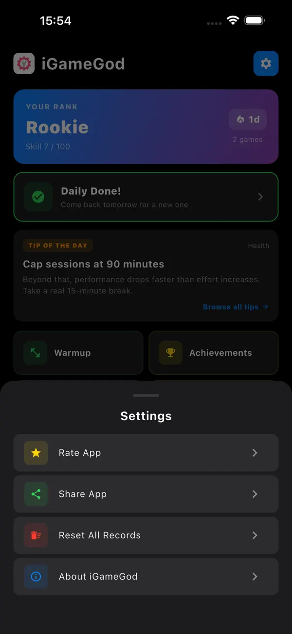 iGameGod: Skill Trainer