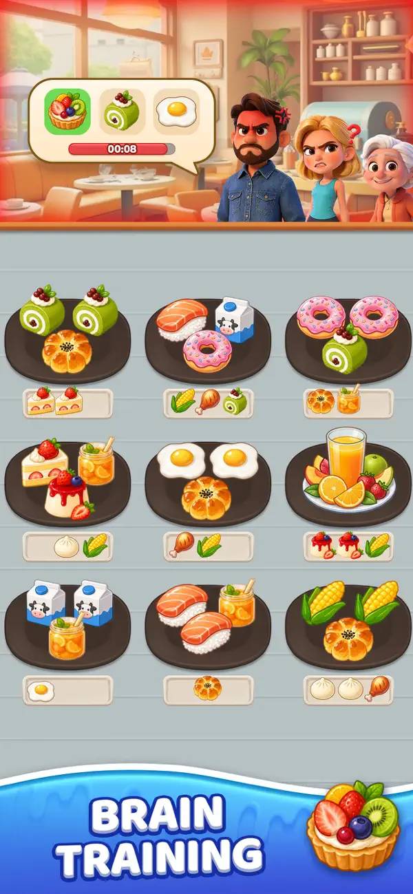 Goods Food Sort: Puzzle Game