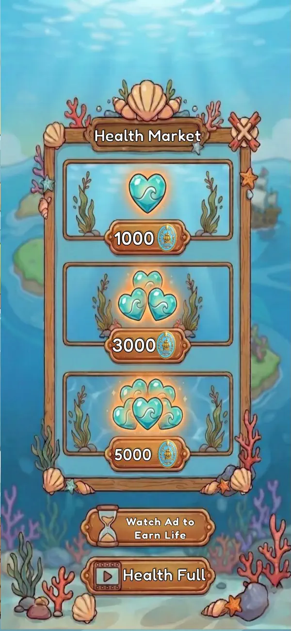 Sea Blast Block Game