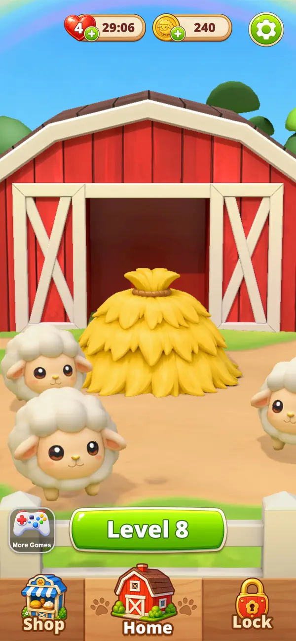 Sheep Slide: Unblock Jam Farm